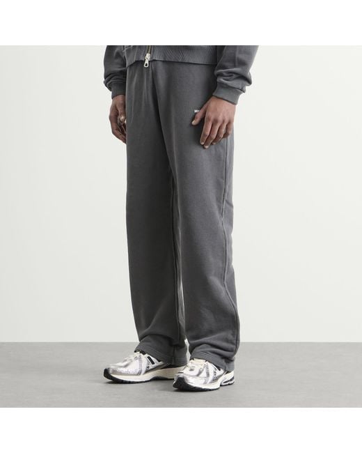 MKI Miyuki-Zoku Gray Uniform Wide Leg Joggers for men