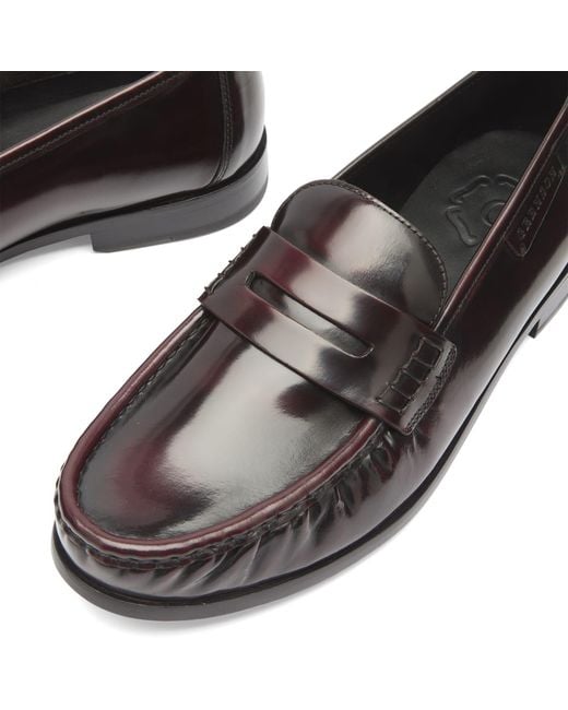 GRENSON Black Simeon Penny Loafer for men