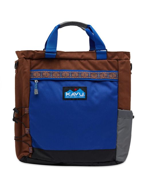 Kavu Blue Shoup Coupe Convertible Tote for men