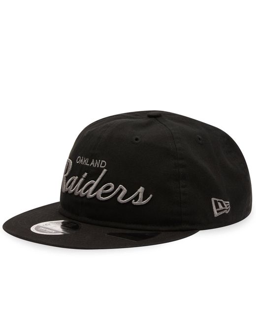 KTZ Black Las Vegas Raiders 9Fifty Adjustable Cap