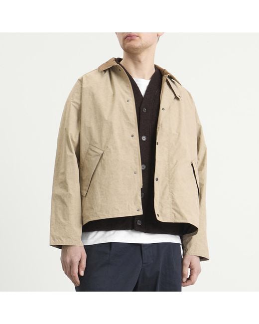Barbour Natural Ripstop Transport Showerproof Jacket for men
