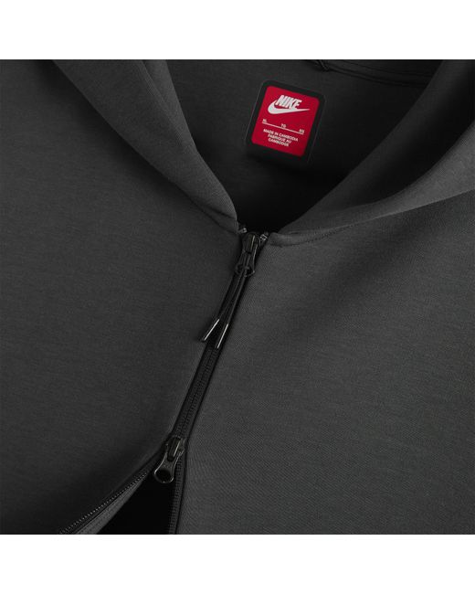 Nike Black Full Zip Tech Fleece Hoodie for men