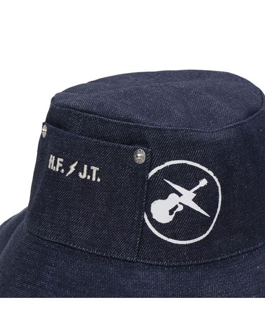 A.P.C. Blue Frgmt. Rain Bucket Hat for men