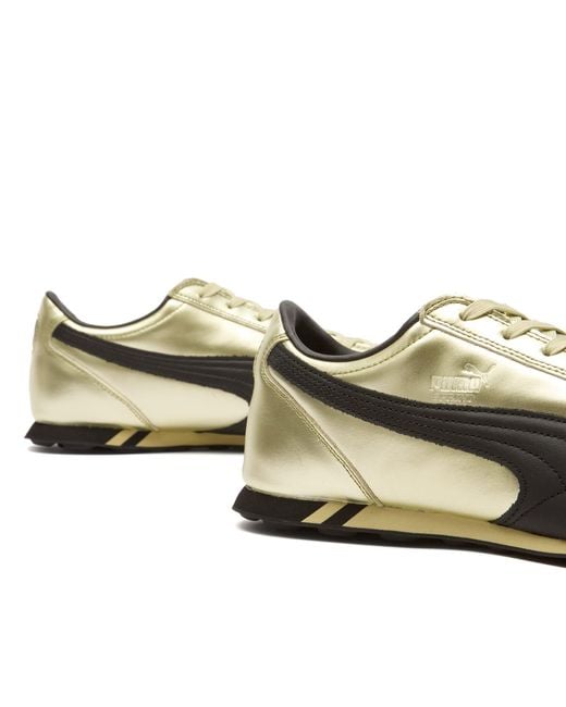 PUMA White Sprint Metallic Sneaker