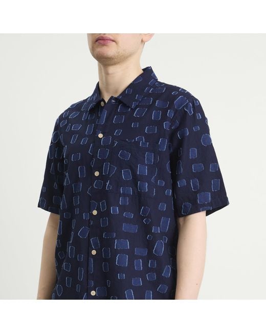 Folk Blue Gabe Shirt for men