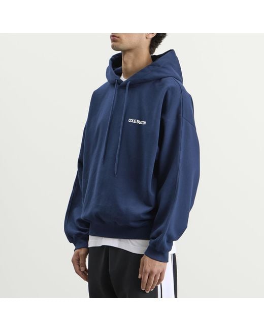 Cole Buxton Blue Cb Sportswear Hoodie for men