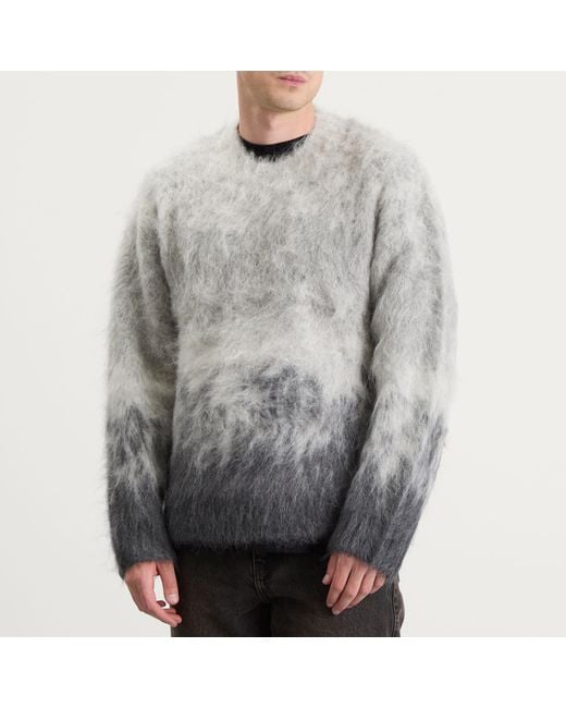 Represent Gray Ombre Knit Sweater for men