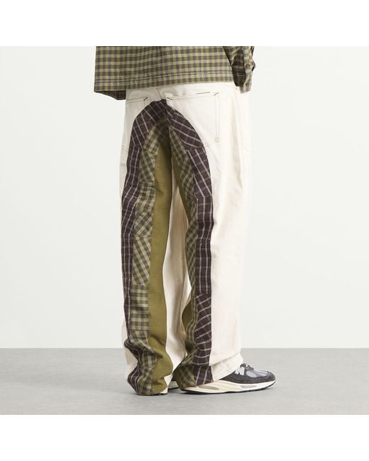 STORY mfg. Natural Hand Applique Poetry Pants for men