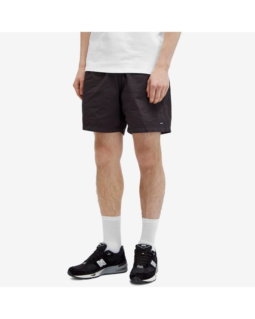 Obey Black Easy Pigment Trail Shorts for men