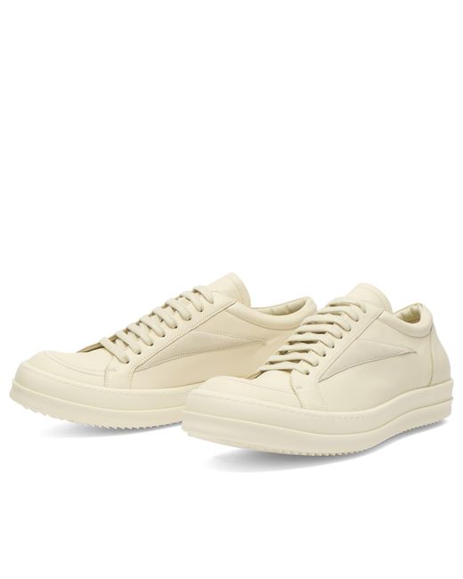 Rick Owens Natural Leather Vintage Sneaks for men