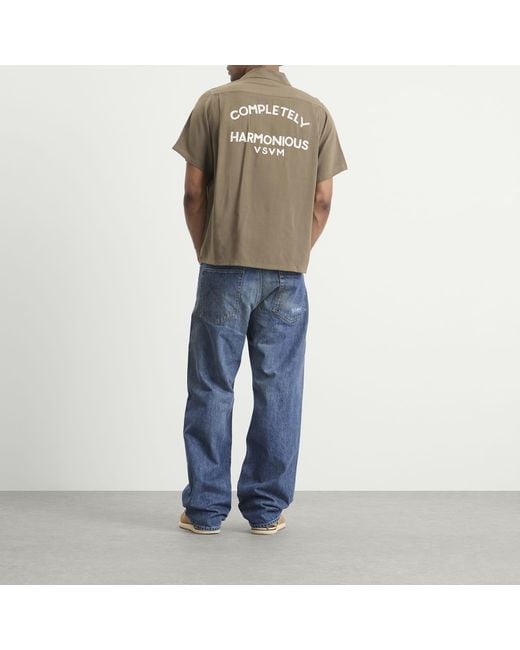 Visvim Green Judd Short Sleeve Shirt for men