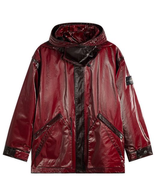 Stone Island Ripstop Prismatico Parka in Red for Men | Lyst UK