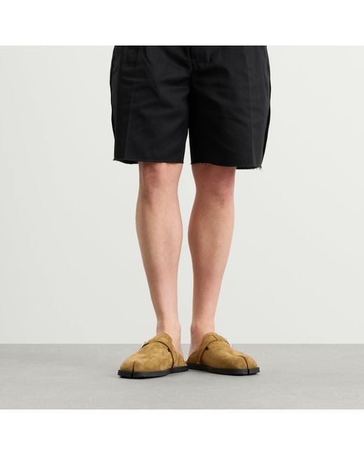 Maison Margiela Brown Tabi Anatomic Mules for men