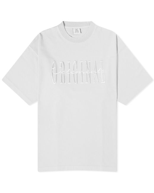 Vetements White Original Logo T-Shirt for men