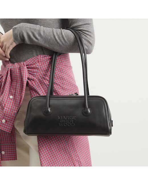 MARGE SHERWOOD Black Soft Boston Ew Bag