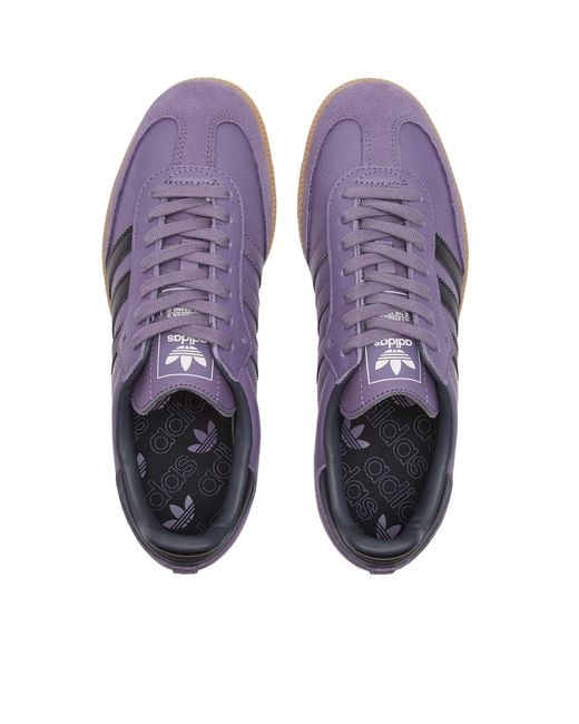 Adidas Purple Samba Og W Sneakers
