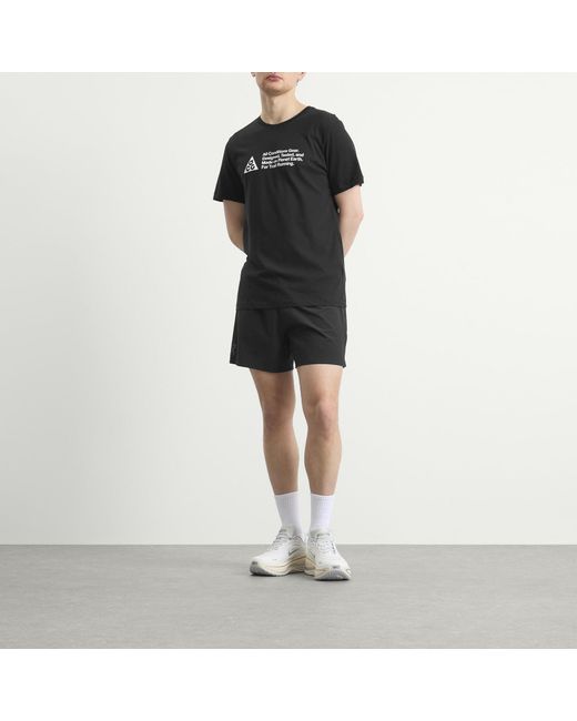 Nike Black Acg Running Trail T-Shirt for men