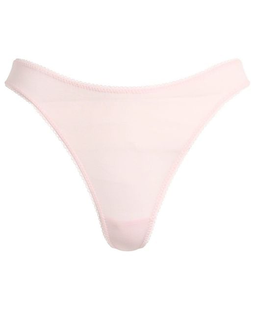 Fruity Booty White Commando Thong
