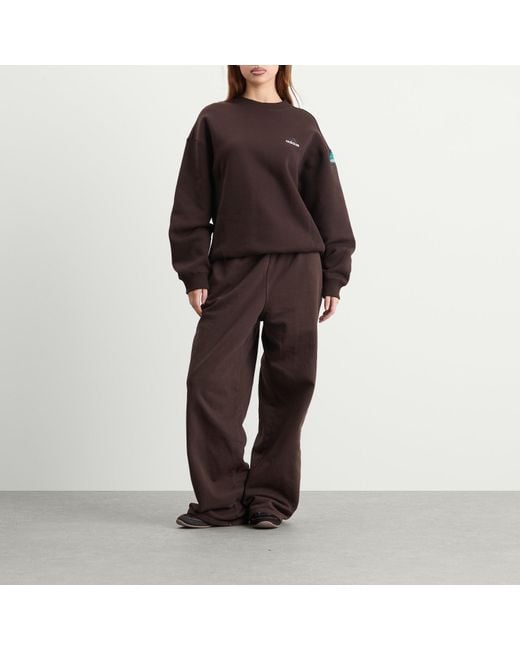 Adidas Brown Eqt Crew Sweatshirt