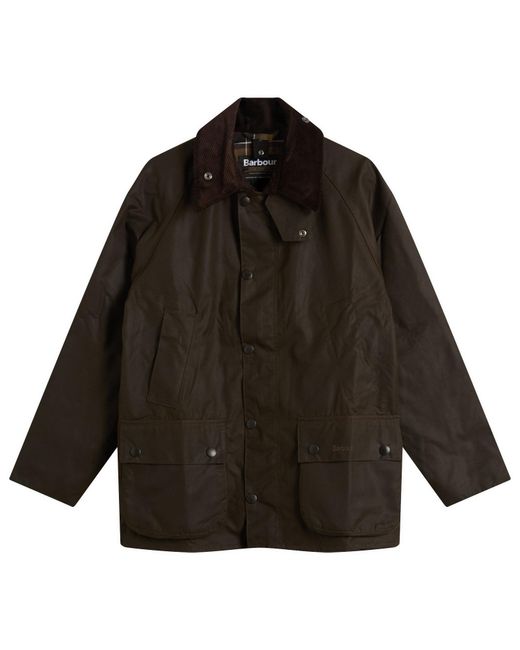 Barbour Gray Classic Bedale Wax Jacket for men