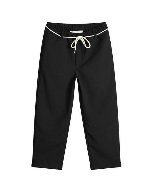 About Blank Black Cropped Trousers for men