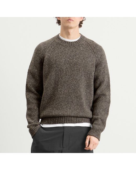 A.P.C. Gray Crew Neck Jumper for men