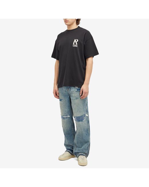 Represent Black End. X Workshop T-Shirt