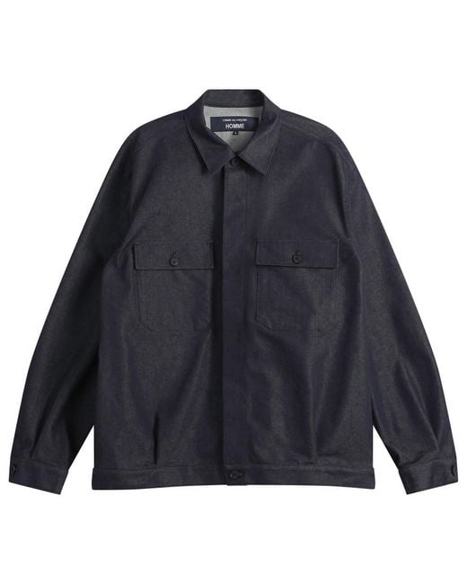 Comme des Garçons Blue Denim Jacket for men