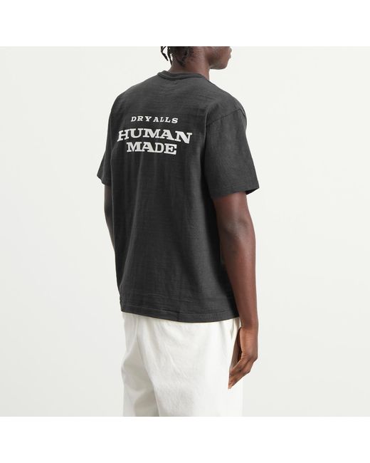 Human Made Black Heart Stamp T-Shirt for men