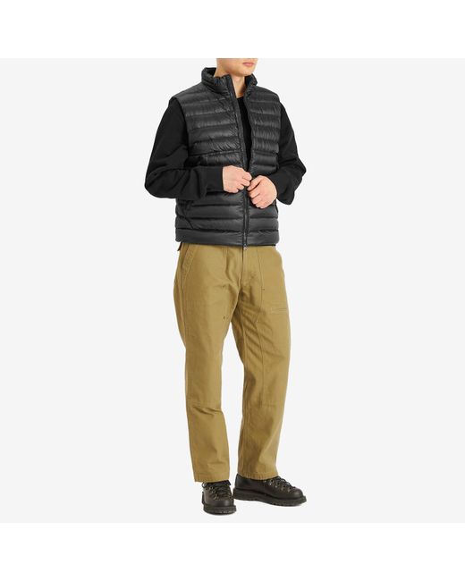 C P Company Black D.D. Shell Lens Down Vest for men