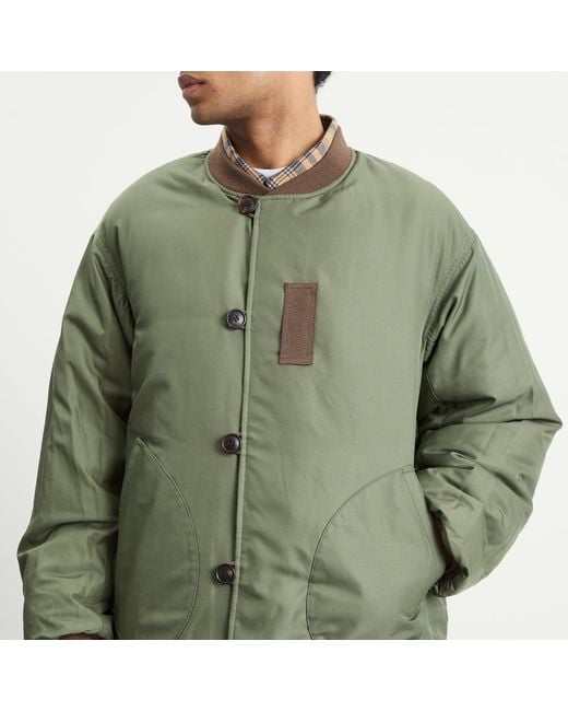 Visvim Green Corps Down Bomber Jacket for men