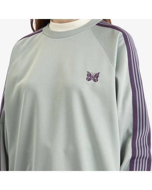 Needles Green Track Crew Neck Sweatshirt