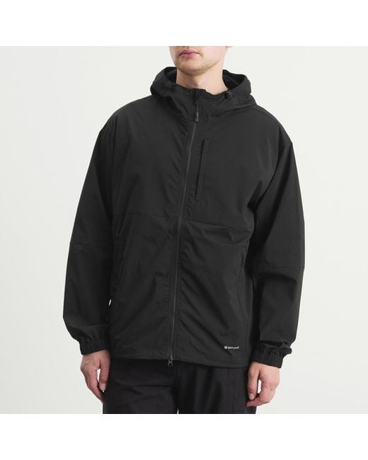 Snow Peak Black Utility Parka for men