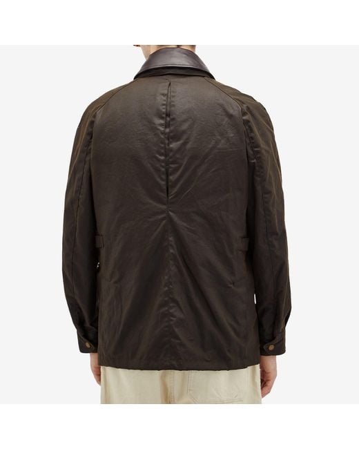 Barbour Brown To Ki To Horse Riding Wax Jacket for men
