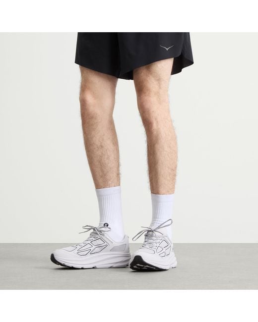 Hoka One One White U Clifton One9 Sneaker