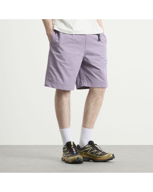 KARMA8A Purple Belted Casual Shorts for men