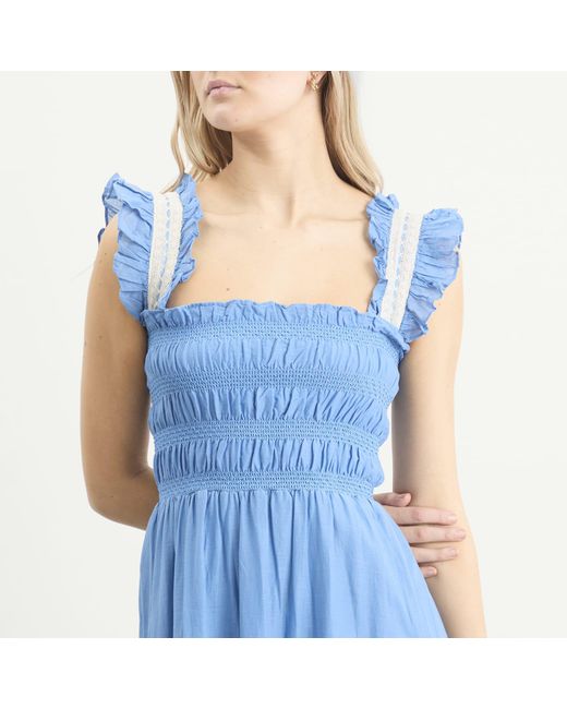 Rixo Blue Aubrie Dress