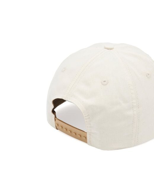 Randy's Garments Natural 6 Panel Logo Snapback Cap for men