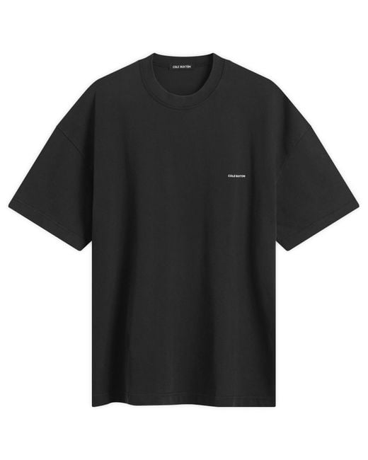 Cole Buxton Black Mini Logo T-Shirt for men