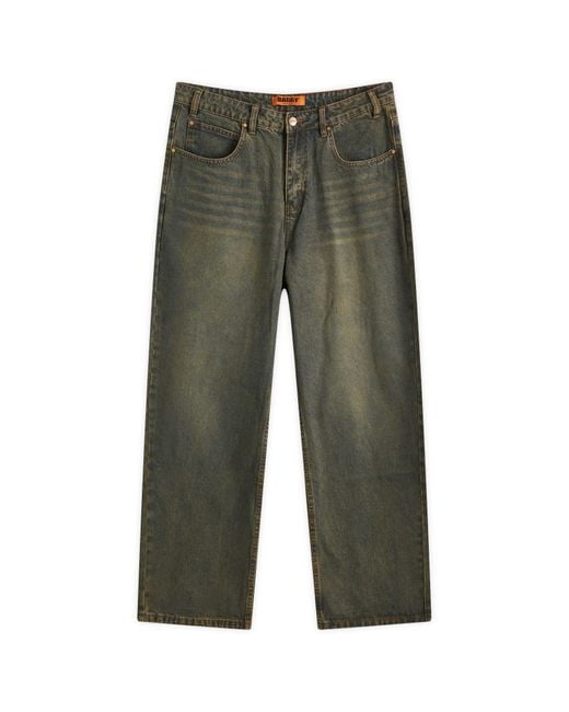 Butter Goods Gray Warped Denim Jeans for men