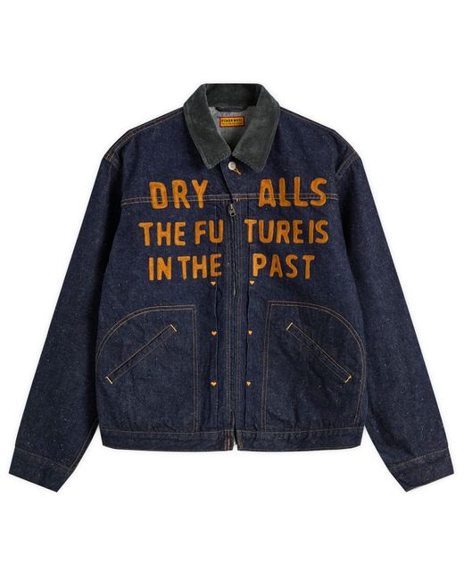 Human Made Blue Zip Denim Work Jacket for men
