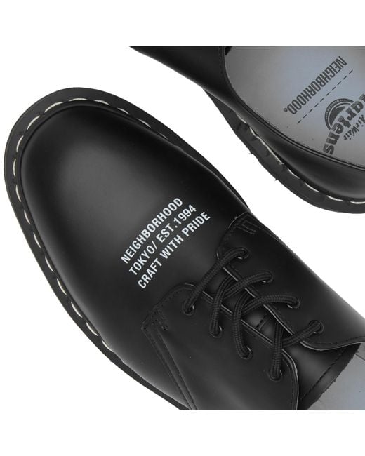 Dr.Martens × NEIGHBORHOOD UK9 Smiths Dr. Martens X Neighborhood Smiths Shoe in Black for Men