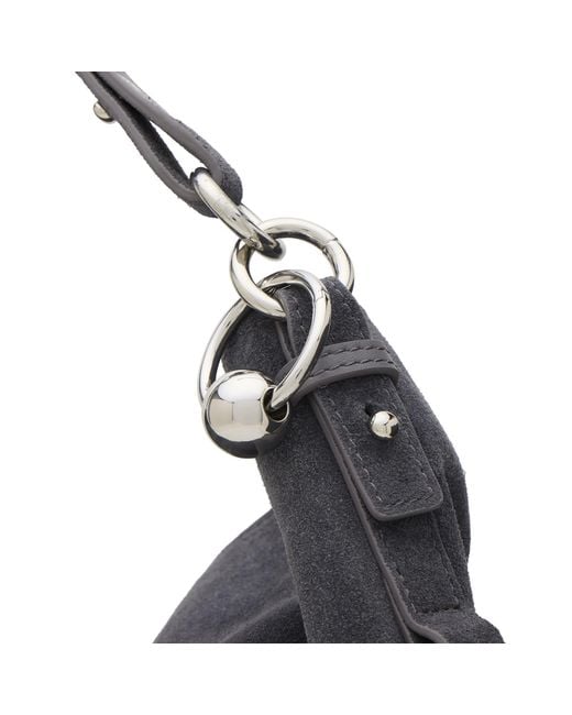 Justine Clenquet Gray Marla Hobo Suede Bag