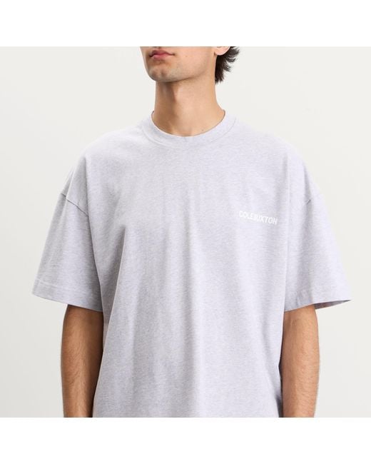 Cole Buxton Gray Cb Sportswear T-Shirt for men