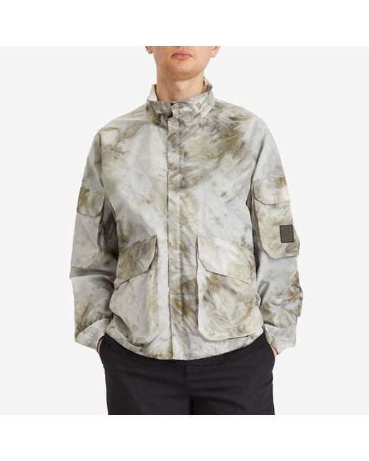 Belstaff Gray Riverbed Camo Ripstop Lough Jacket for men