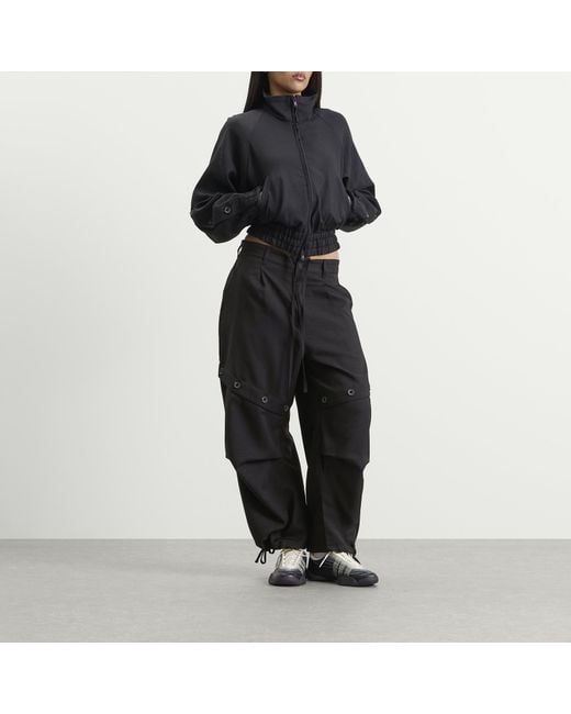 Y-3 Black Button Cargo Pant