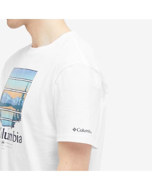 Columbia White Path Lake Vista Graphic Ii T-Shirt for men