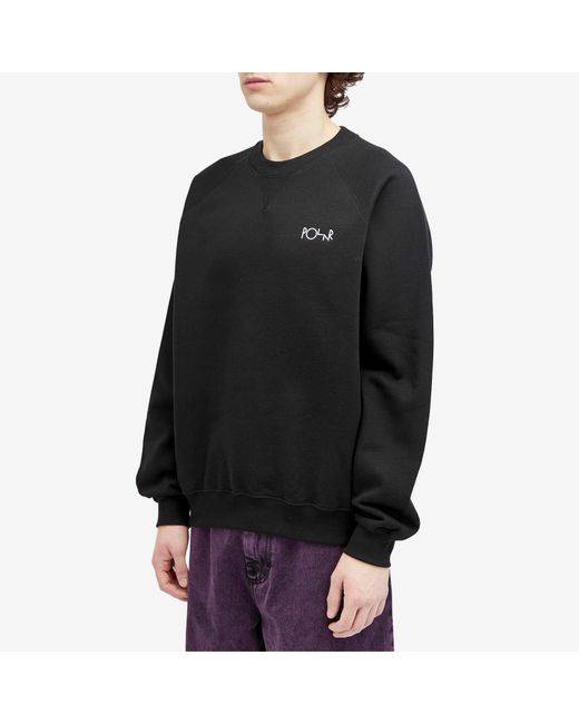 POLAR SKATE Default Crew Sweat in Black for Men Lyst