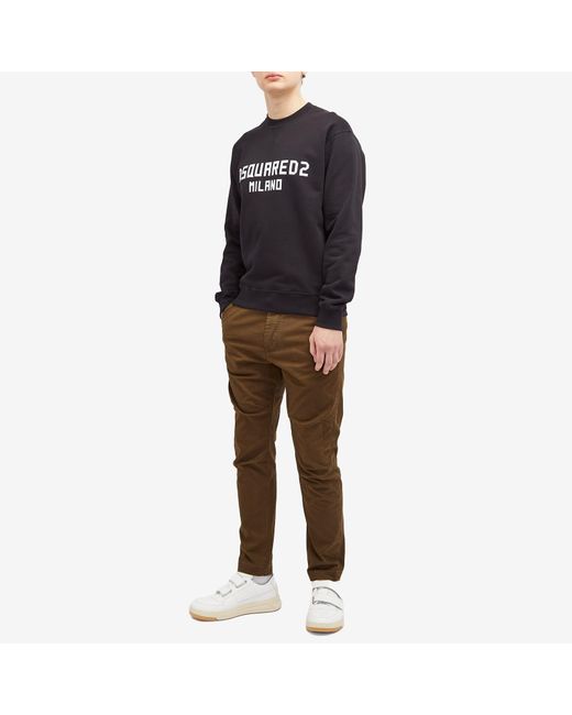 DSquared² Brown Sexy Chino Pants for men