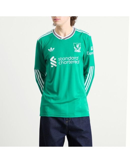 Liverpool adidas シャツ ターコイズ　緑　サード adidas Originals Liverpool 25/26 Authentic Third Shirt - Sea